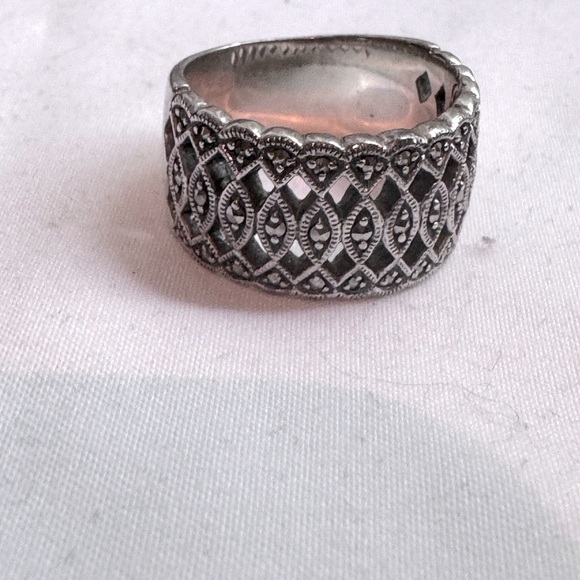 💍 Stunning Vintage Boho Chic Weaved .925 Sterling Silver Weaved Celtic Ring - Picture 16 of 16